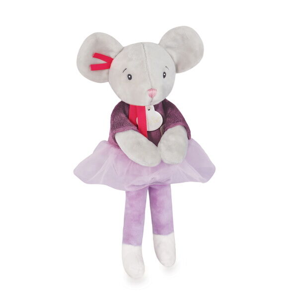  - les ptites souris - noisette tutu rose 24 cm 